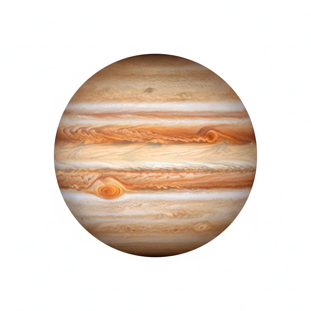 La planète Jupiter vue de l’espace